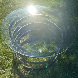 Glass Top Center Table