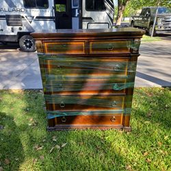 Teak Dresser & Night Stand