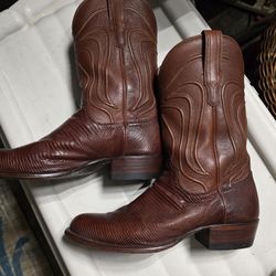 Tecovas Men's "The Nolan" Cowboy Boot & Belt $200