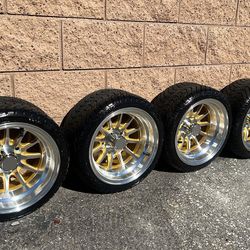 Golf cart custom wheels