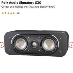 Polk S30 Center Channel Speaker