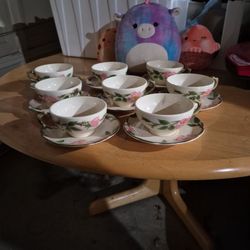 Set Of 10 Teacups