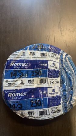 Romex 14/3 250ft 95$
