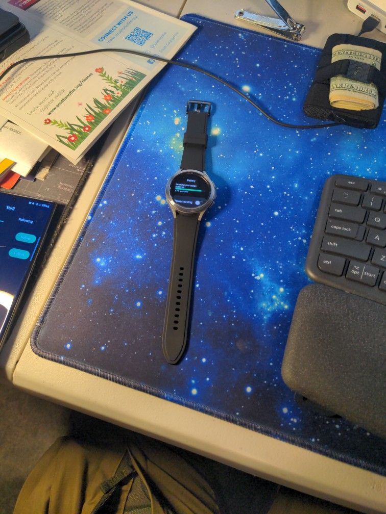 Galaxy Watch 4 Classic 46mm Used In Great Condition,All Products : American Fashion Style Bags On Sale