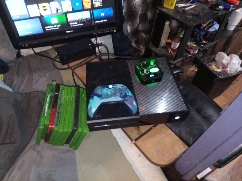 Xbox One Battery Rechargable 10games One Remote