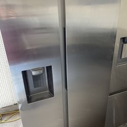 Samsung side-by-side refrigerator