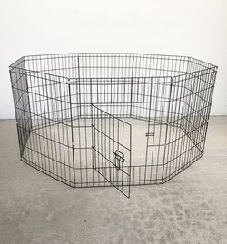 (New) $44 Dog Pet Playpen Gate Fence 8-Panels X (30” Tall X 24” Wide) 