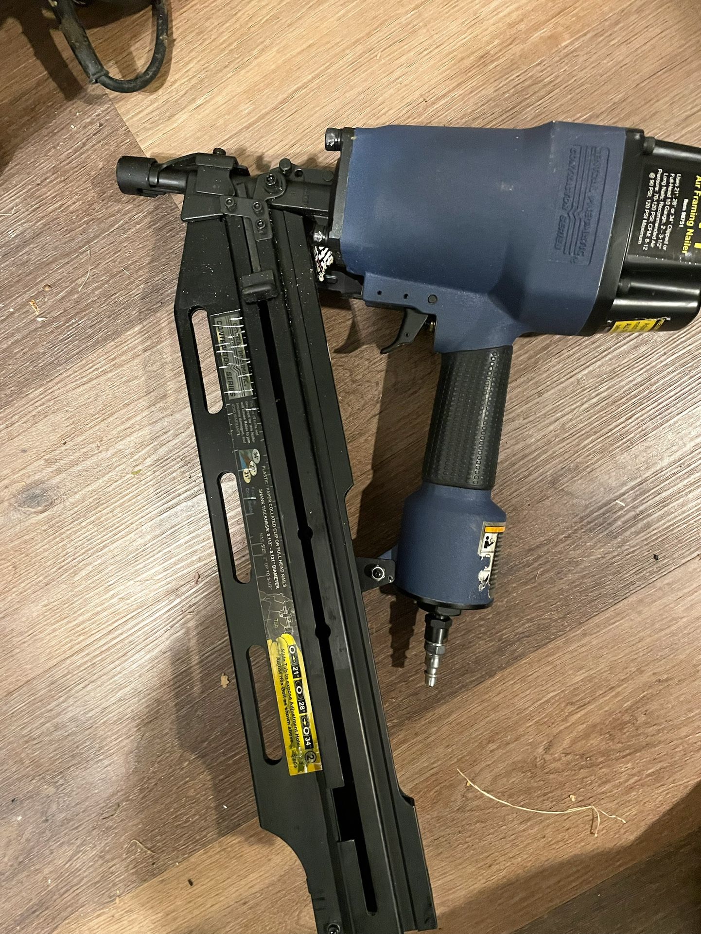 CENTRAL PNEUMATIC NAILER CONTRACTOR SERIES 93760