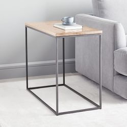 West Elm Streamline Wood Side Table