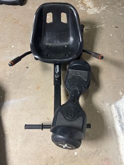 Hoverboard with Hishine Kart Seat Attachment