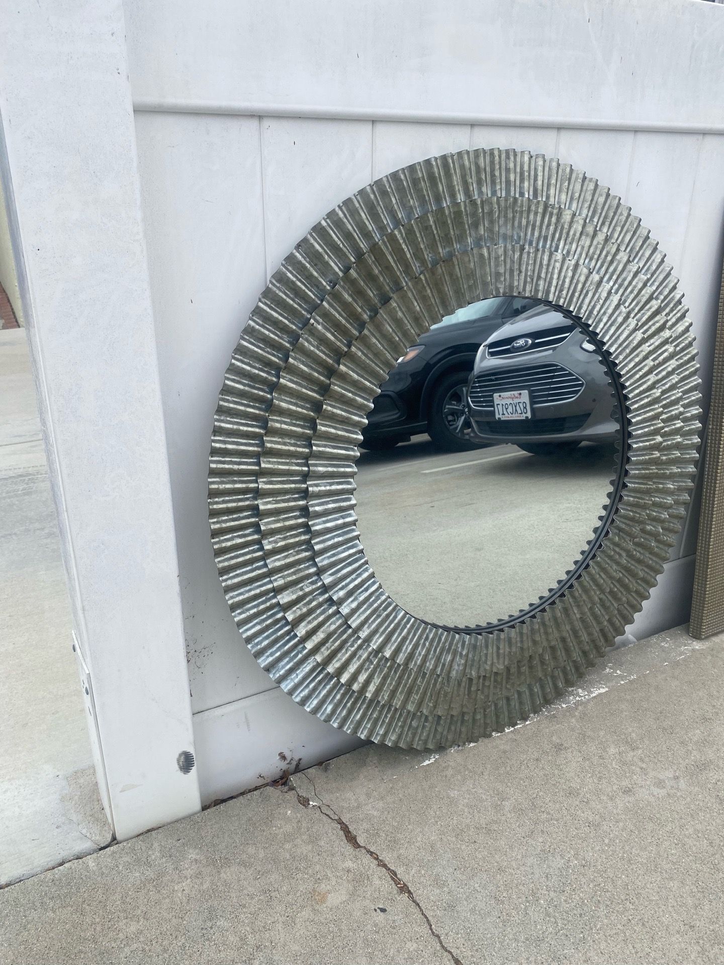 Rustic Metal Mirror