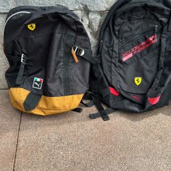 Back Packs Puma Ferrari Dakine Billabong 10 Each 