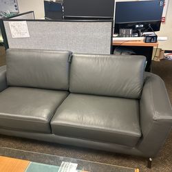 Leather Sofas Gray 