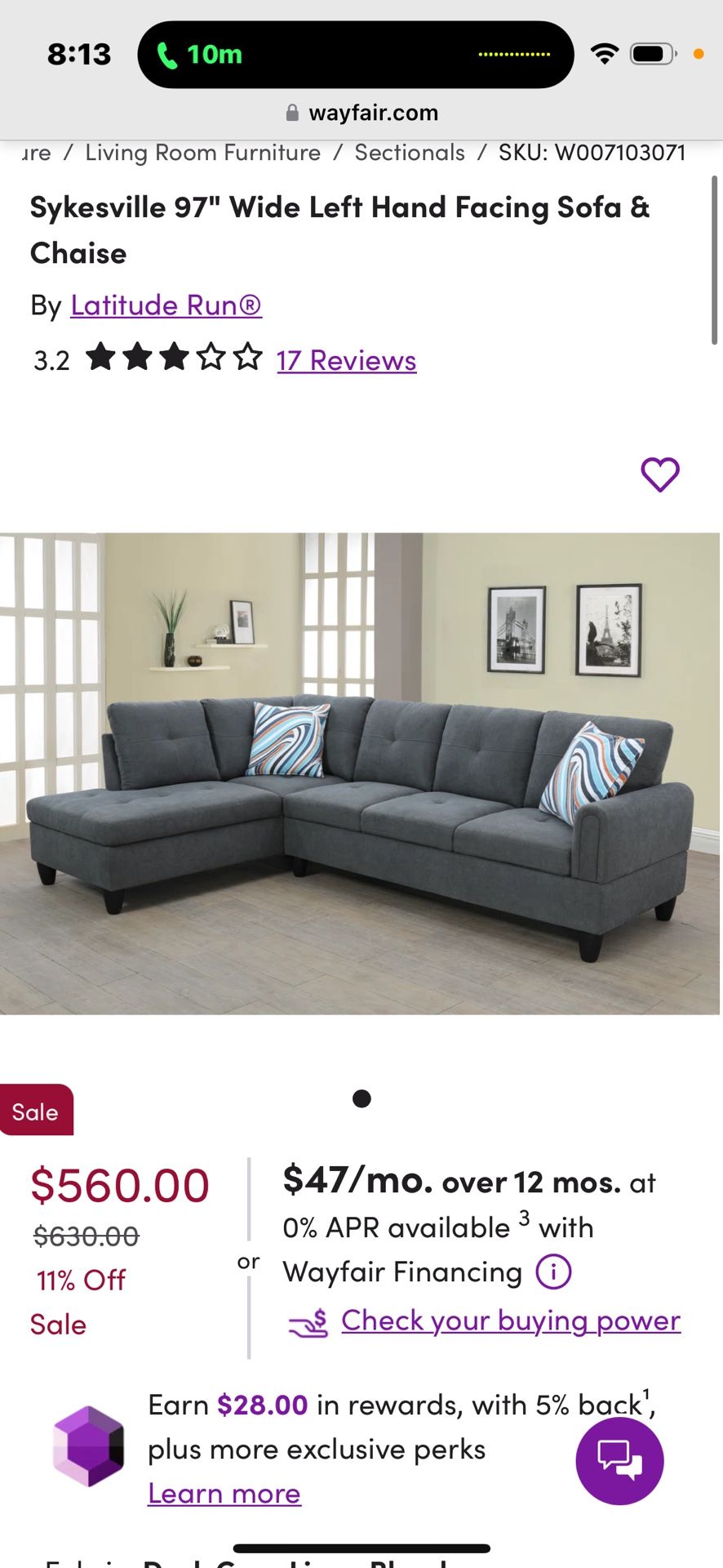 Sectional Couch Like New