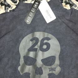 PXG DARKNESS CAMO POLO L,PLUS DARKNESS DOG TAG MAGNETIC HEMATITE NECKLACE 