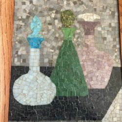 Vintage Handmade Mosaic Master Piece Made Eugene L 