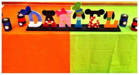 Disney costume letters