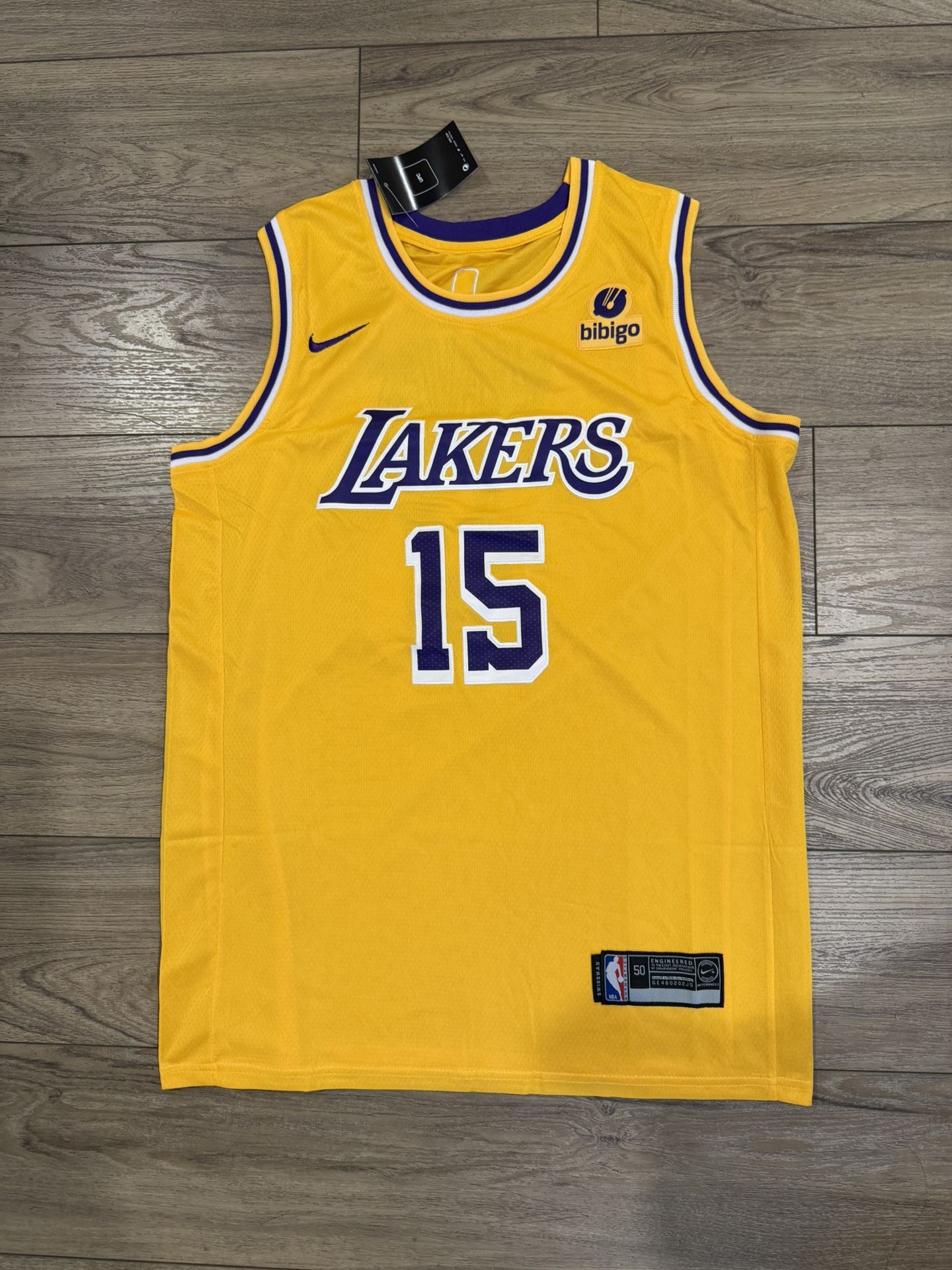 LA Lakers #15 Austin Reaves Stitched Jersey NWT, S To 3,Xl