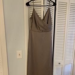 Amsale Kyle Mocha Dress
