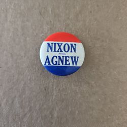 Vintage Nixon/ Agnew Presidential Election Button 