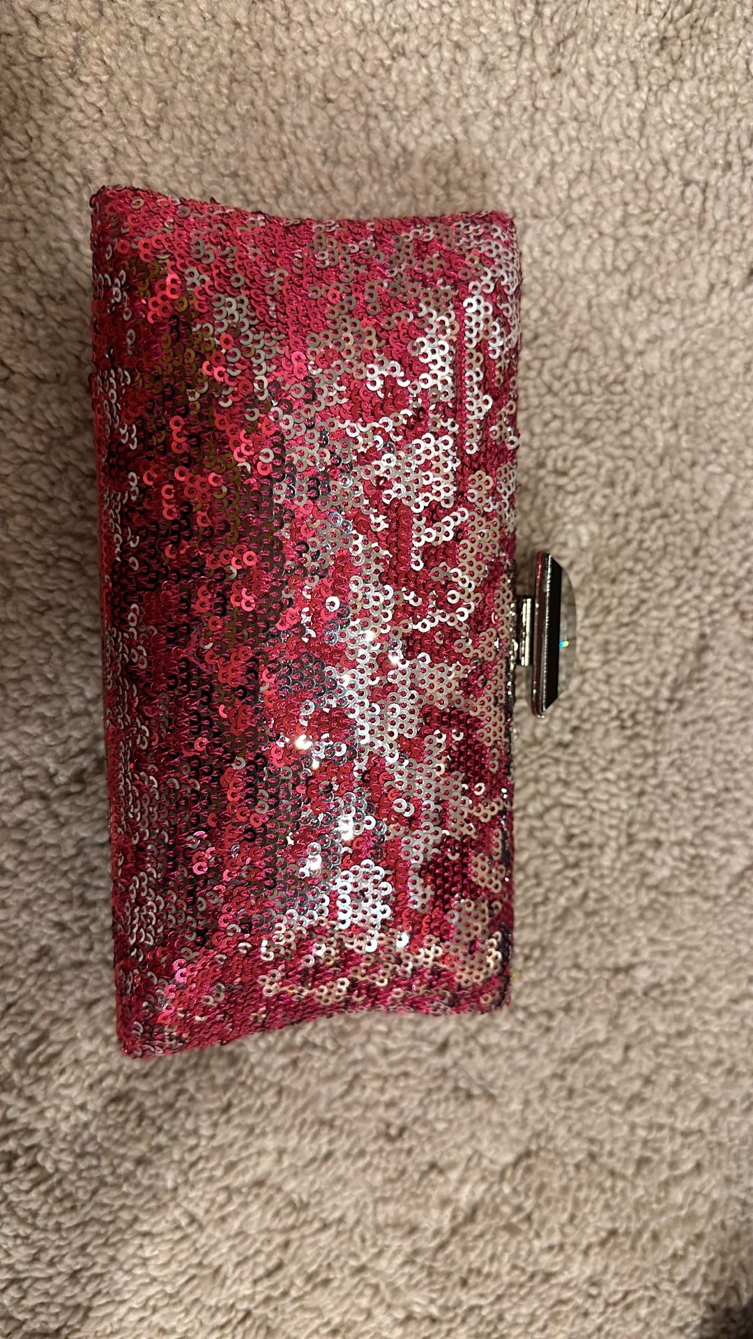 Brand New Shocking Pink Bling Bling Clutch Bag Availability
