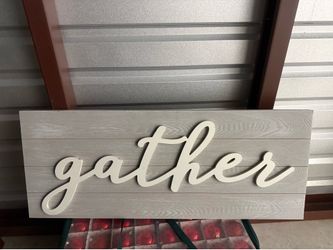 Wooden Large Decorative Sign
