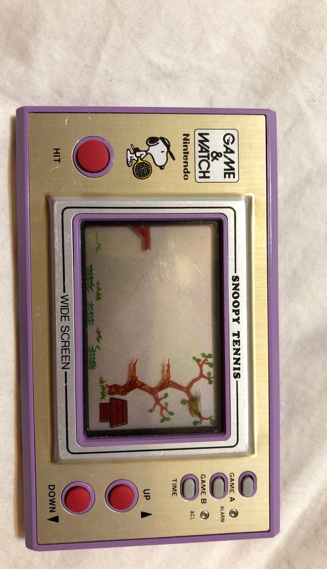 Nintendo LCD SNOOPY TENNIS Wide Screen SP-30 Game Watch Handheld