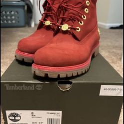 Red Timberland Boots 