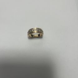 Stunning! Men’s 14K Gold Diamond Wedding Band