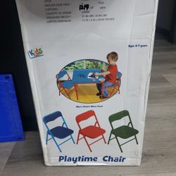 6 Pieces Platime Chair Ages 3-7 Years New In Box