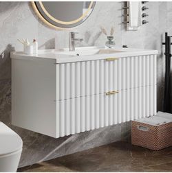 new modern floating bathroom vanity