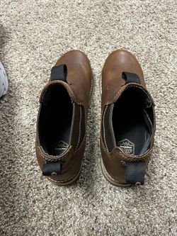 GEORGIA BOOT AMP LT WEDGE WATERPROOF CHELSEA WORK BOOT Size 10M