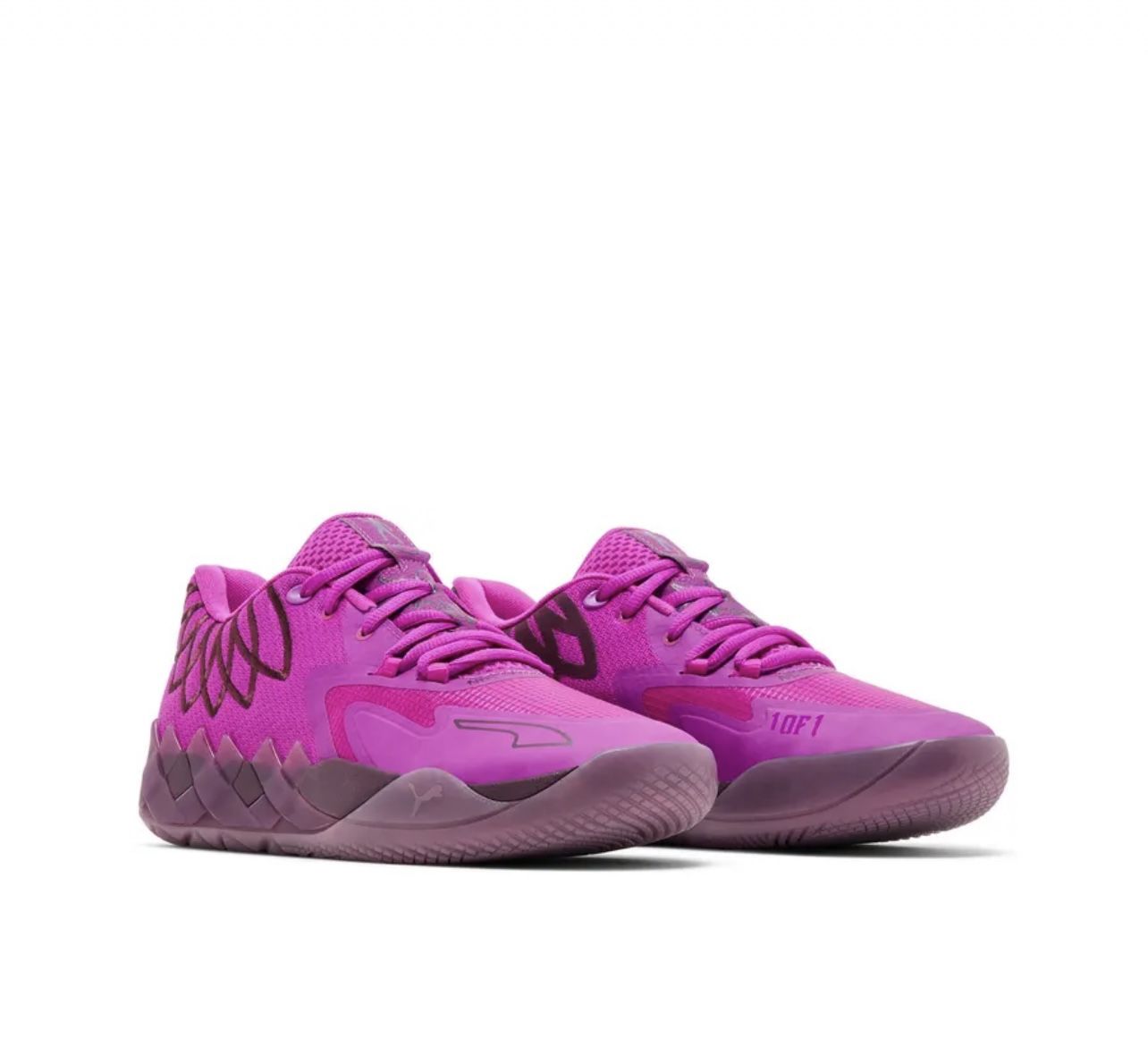 Brand New Puma LaMelo Ball MB.01 Lo "Disco Purple Basketball Shoes 
