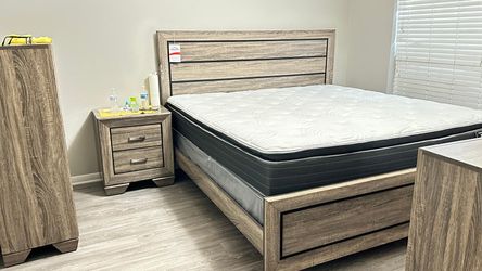 Bed room set with new mattress king size
