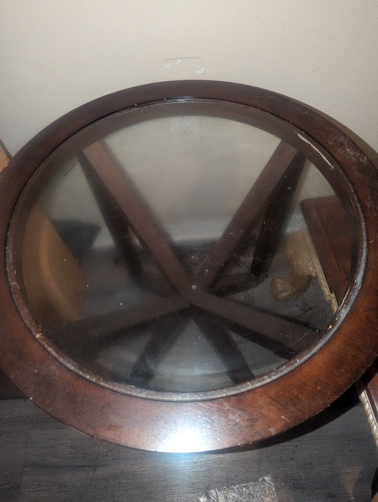 Glass Round Coffee Table