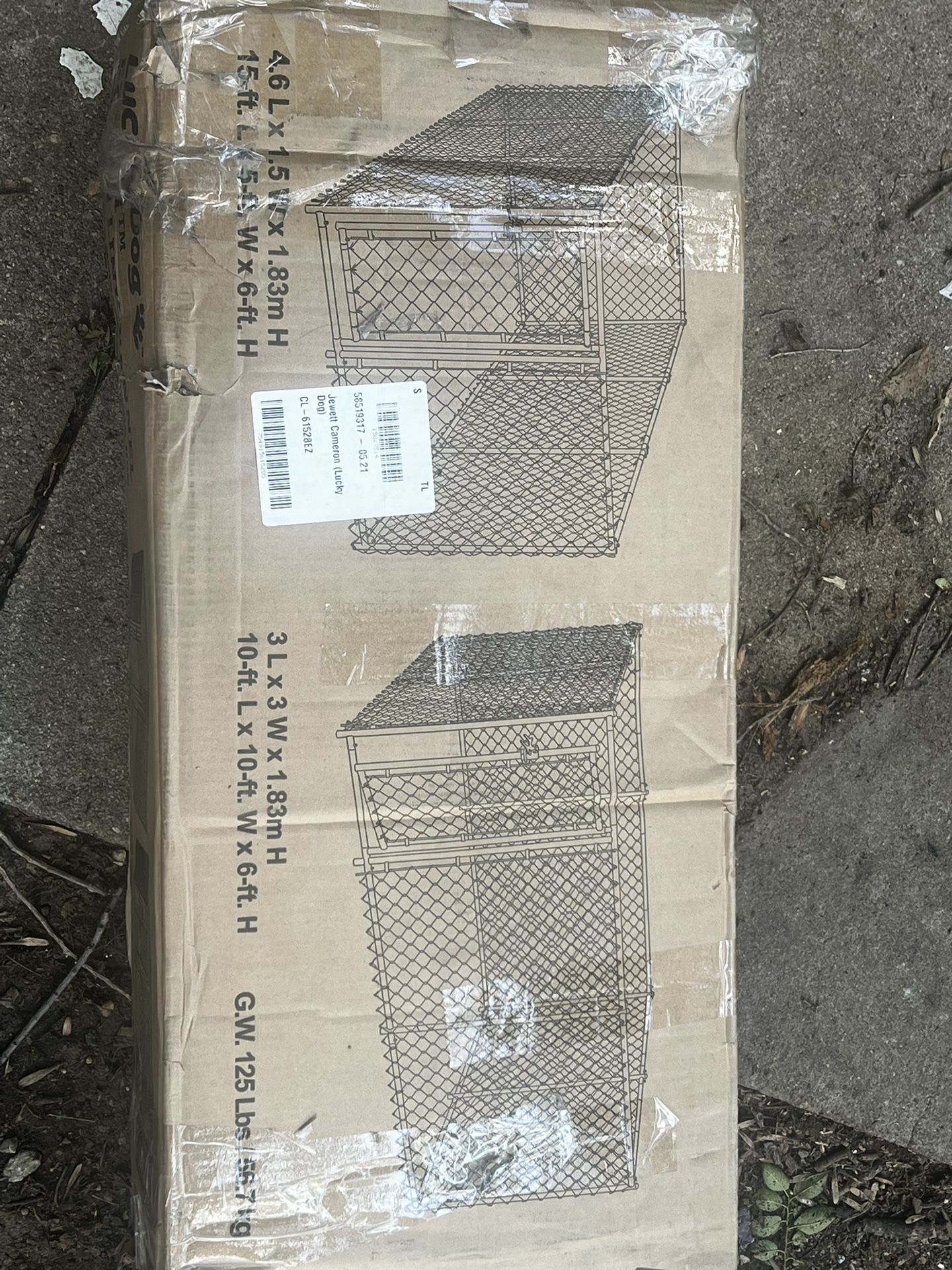 Lucky Dog Outdoor Kennel Multi Sizes