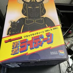 BE@RBRICK Black Reideen 100%& 400% Bearbrick Figure Toy Medicom Box New
