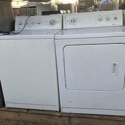 Washer And Gas Dryer Brand Kenmore Heavy Duty Everything Works 3 Months Of Guarantee