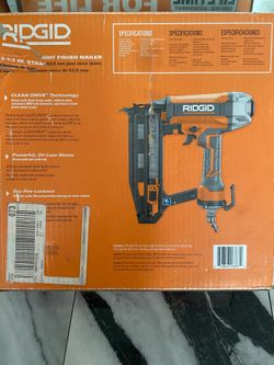 New finish nailer rigid