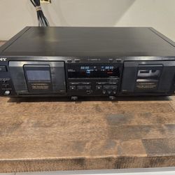 Sony Cassette Deck (For Parts Or Repair)