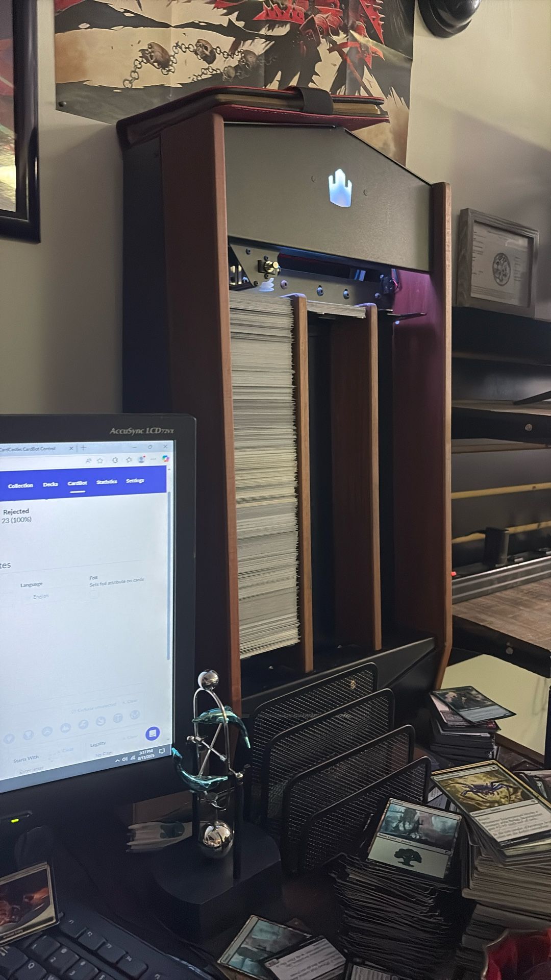 Rent out card sorter.