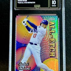 2024 Topps Chrome 💥 Shohei Ohtani 💥 All-Etch Refractor GMA 10 💎 Mint - Los Angeles Dodgers