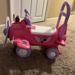 Baby Minnie Airplane Riding Toy