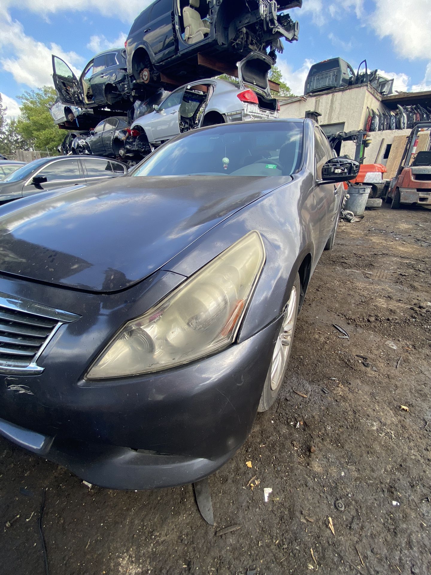 2007-2015 Infiniti Q40 G37 G35 G25 Sedan Headlight Driver Left Side 