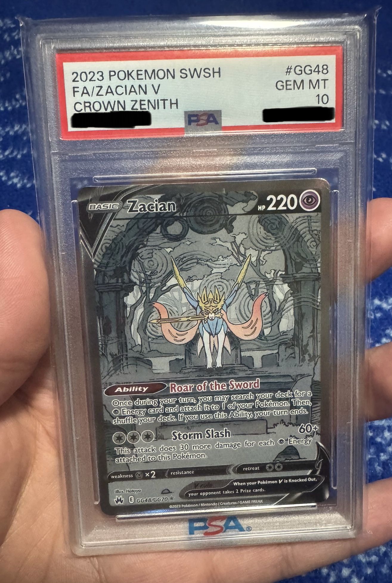Zacian V GG48/GG70 PSA 10