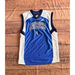 Vintage Adidas Youth Dallas Mavericks Practice Jersey Youth L 14-16