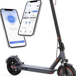 Large Electric Scooter, Maximum peak up to 500W Powerful Motor, 8.5”Solid Tires, Up to 22Mph, 30 Miles Max Range, Dual Braking