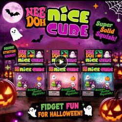 Nee Doh Nice Cube Halloween Squish