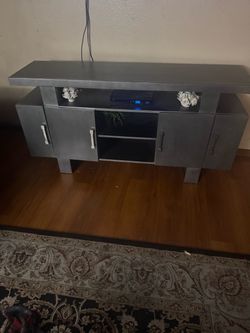 Gray TV Stand