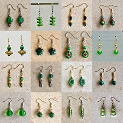 Christmas holiday red earrings jewelry for sale!